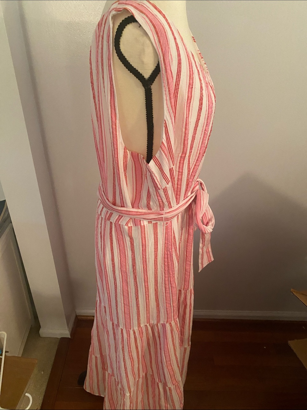 Talbots 100% cotton lined maxi dress 16W - Picture 4 of 7